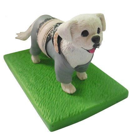 Custom Chinese Rural Bobblehead Dog Pet Customized With Engraved Text