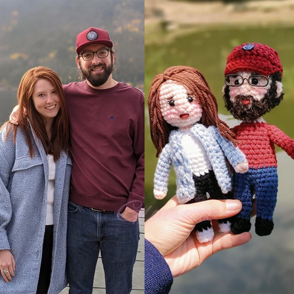 Custom Crochet Doll Personalized 1 Person Full Body Custom Couple Gift