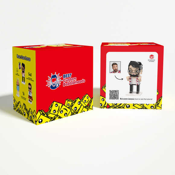 BOX for 2 People Brick Figures