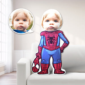 Face Pillow Spider Man Custom Pillow Face Body Pillow Personalized Photo Pillow Gift Throw Pillow MiniMe Pillow