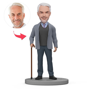Personalized Bobblehead Gifts for Handsome Grandpa Father's Day - bestcustombobbleheads