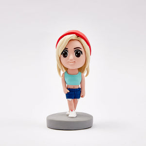 Custom Q Version Bobblehead Personalized Cute Figure Statue - bestcustombobbleheads