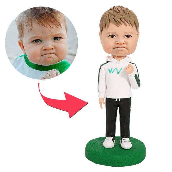 Custom Bobblehead Cheer Up Toy Customized With Embossed Text