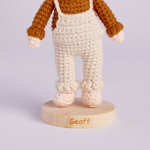 10cm Crochet Doll Custom Name Base Stand - bestcustombobbleheads