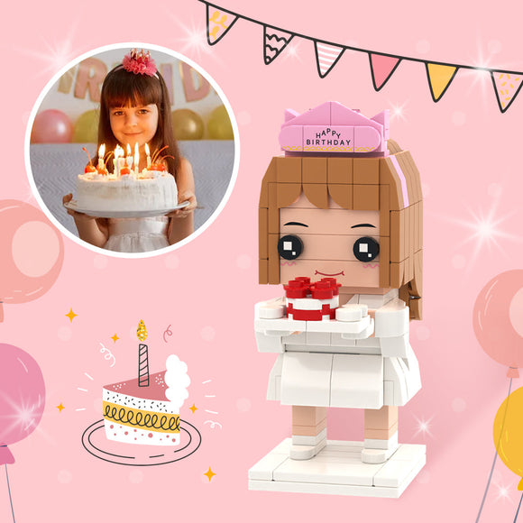 Birthday Gifts for Daughter Full Custom Brick Figures Personalized Photo Brick Figures