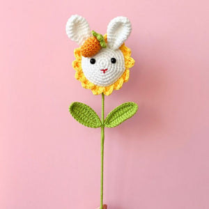 1pc Handmade Knitted Flower Crochet Flower Gift for Her - bestcustombobbleheads